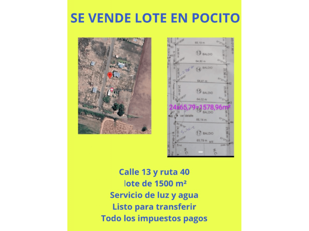 Lote Mas De 1500 Metros