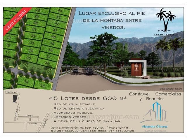 Loteo Las Palmeras Ll. Ullum