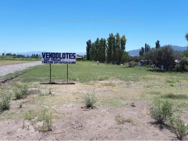 Lotes En Albardon Sobre Calle La Laja