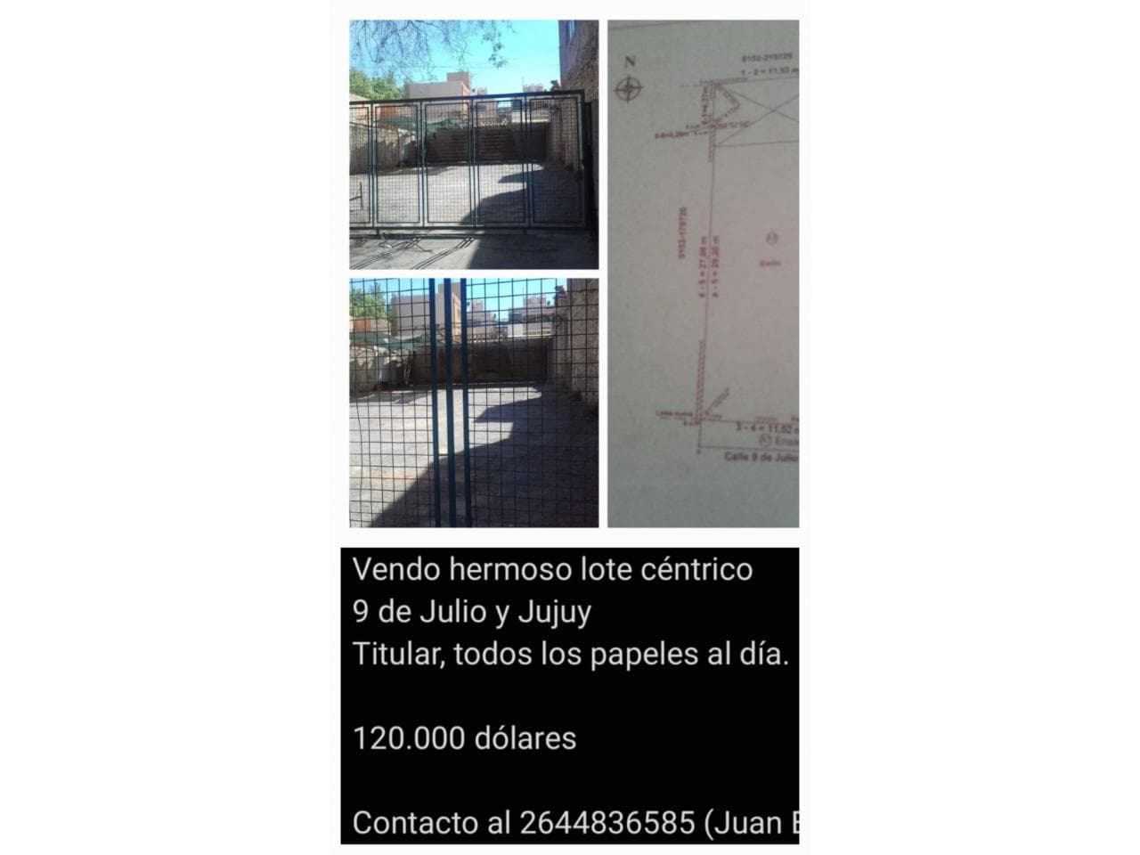Terreno, Capital