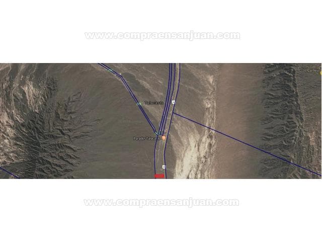 Terreno De 7500 M2, Sobre Ruta 40, Metros Antes Del Parador De Talacasto