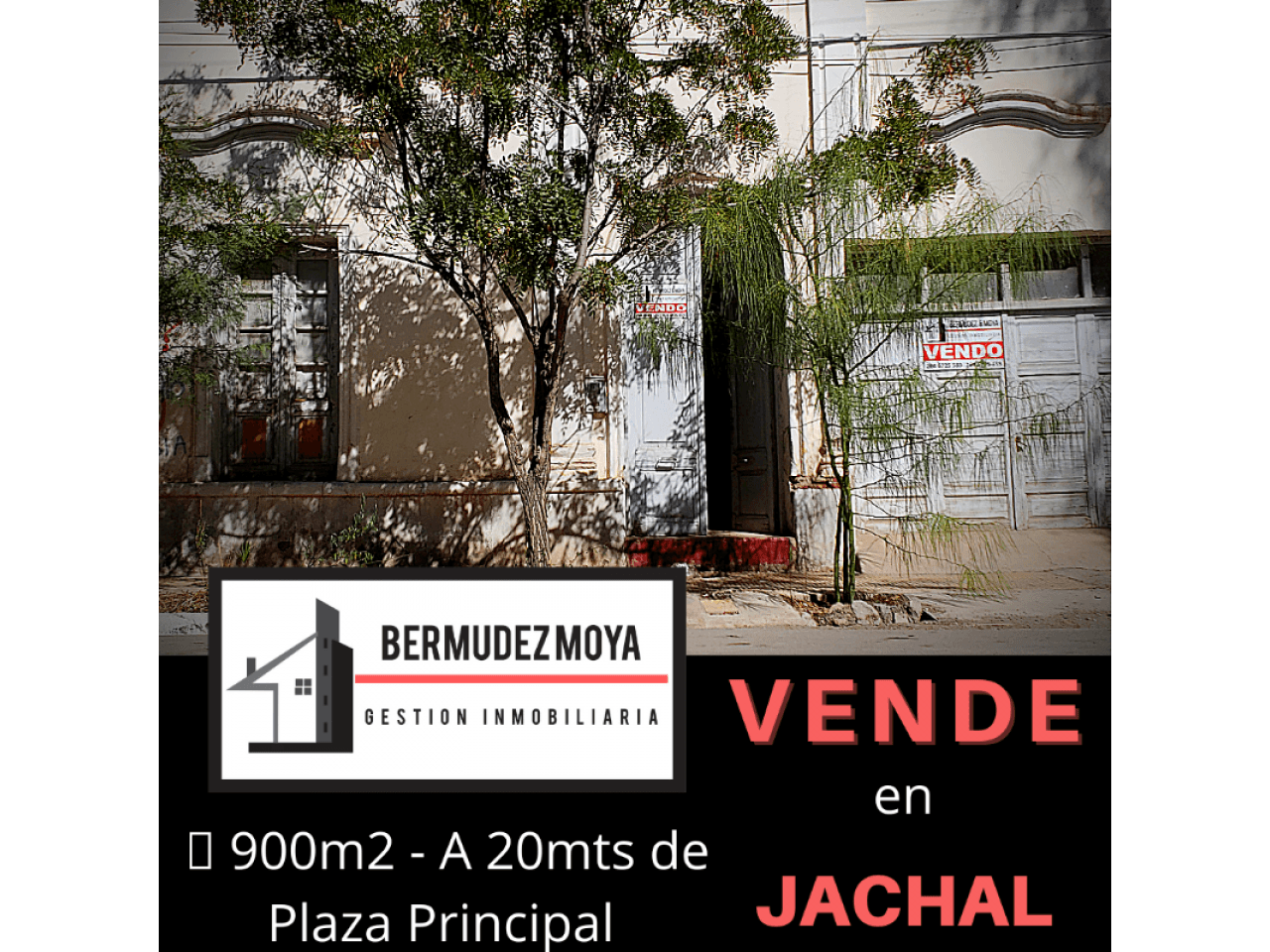 Importante Propiedad En Jachal. Ideal Inversión
