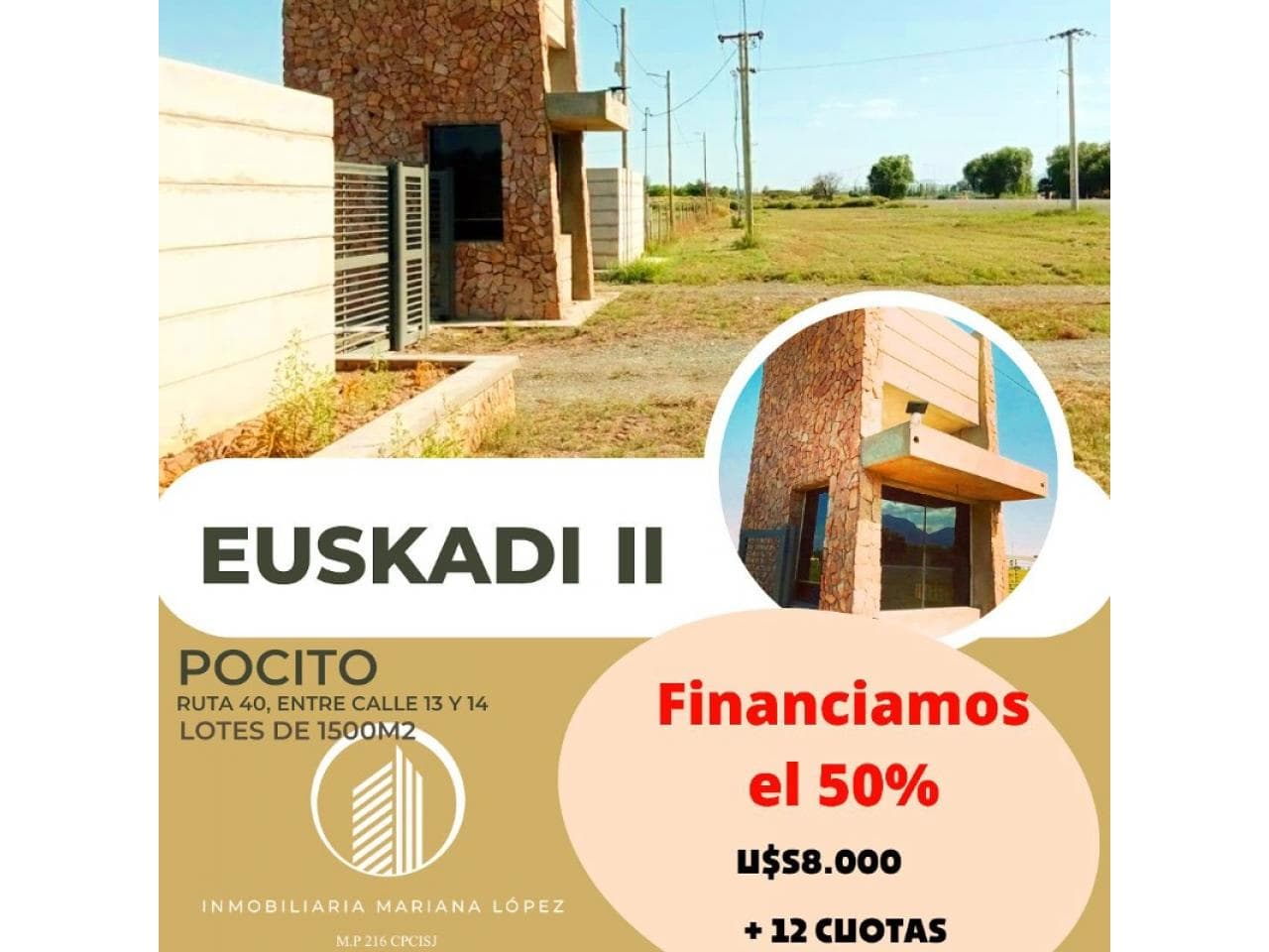 Venta. Lote En Pocito. Euskadi Ii