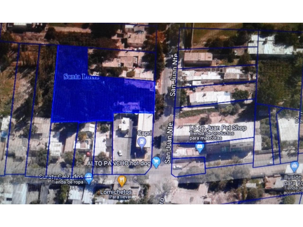 Orozco Propiedades Vende Terreno   De 1.651.44m2 En Calle San Juan A Metros De Av. Libertador -santa Lucia