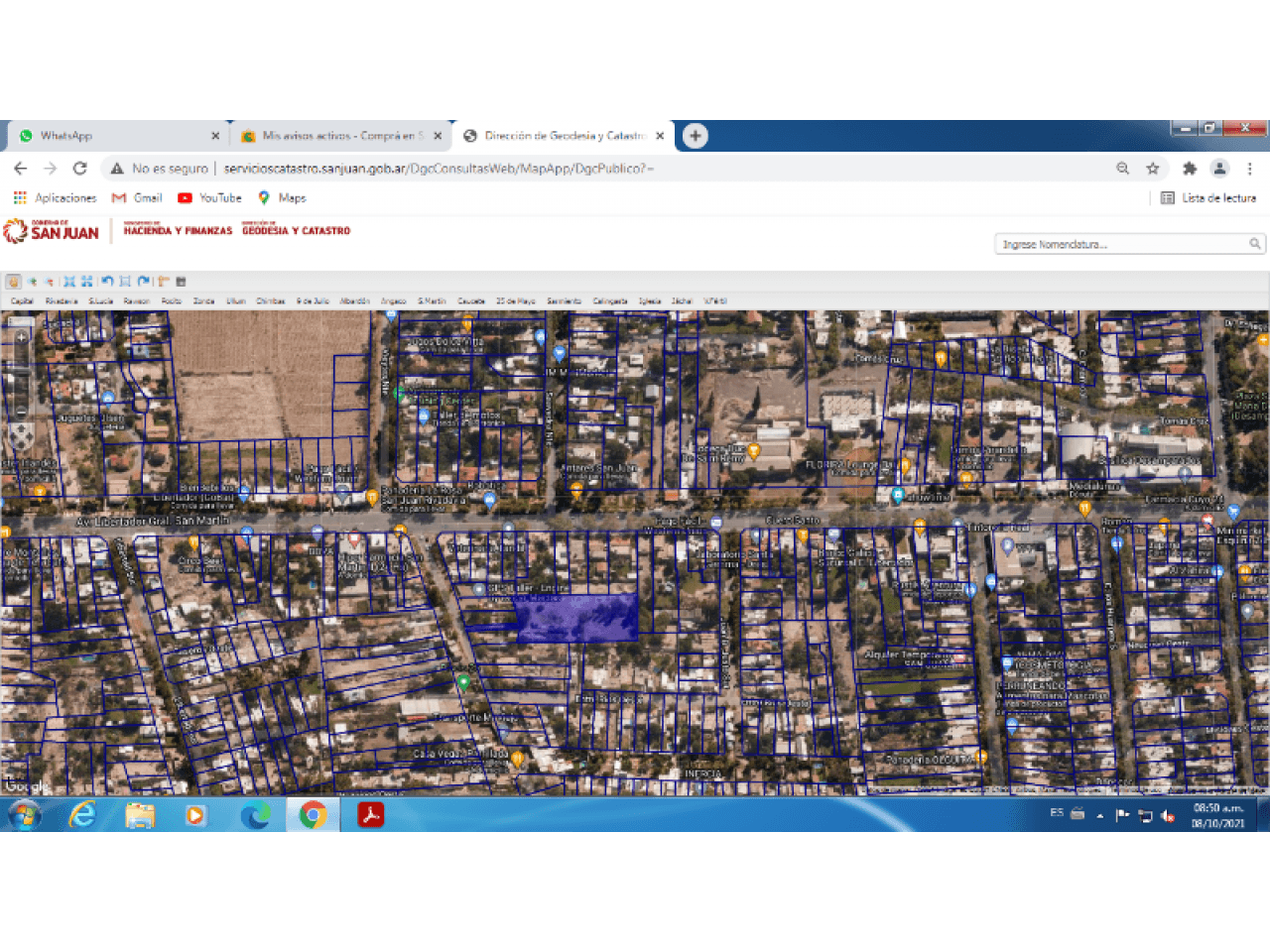 Terreno A 50 Metros De Av. Libertador, 4700 M2, Pulmón De Manzana Con Acceso Por Mariano Moreno Sur. Rivadavia