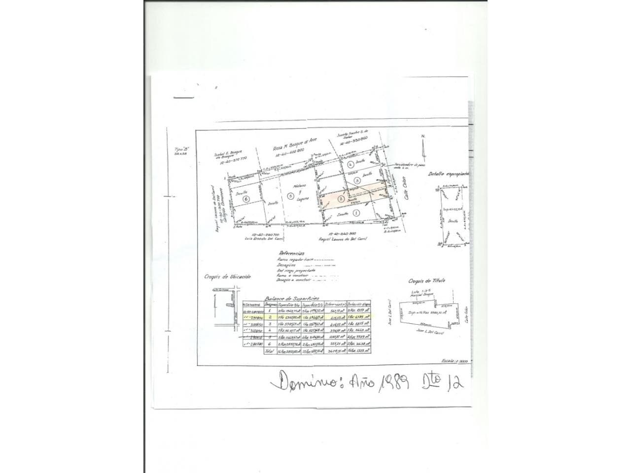 Terreno 16.360m2 - Departamento San Martín - S / Calle Colon  Lote Nº 2