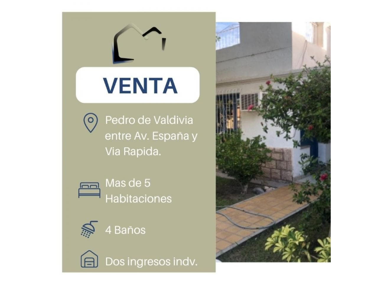 Casa Con Gran Terreno Y Dos Alquileres Oportunidad De Inversión