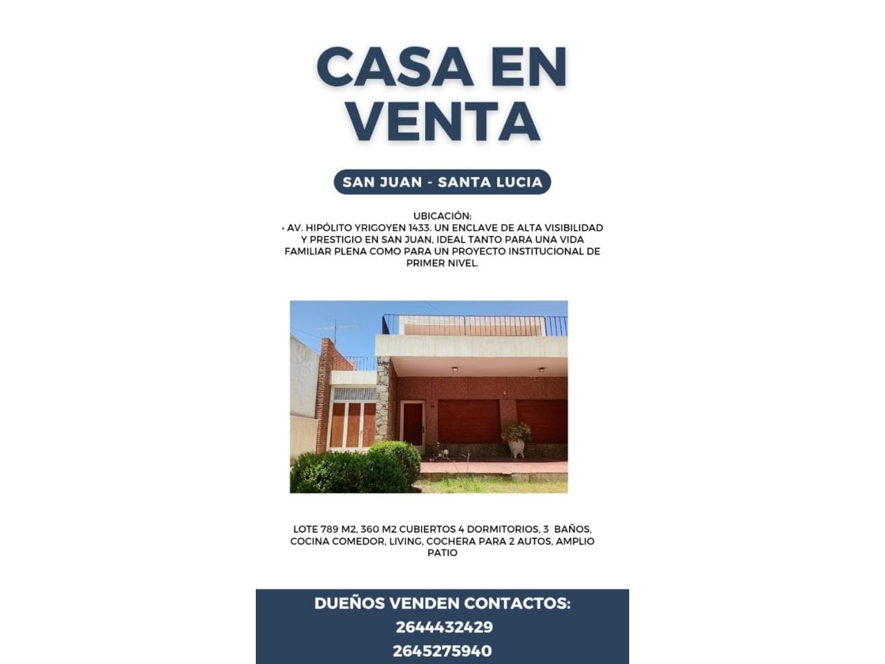 Casa Grande, Santa Lucia