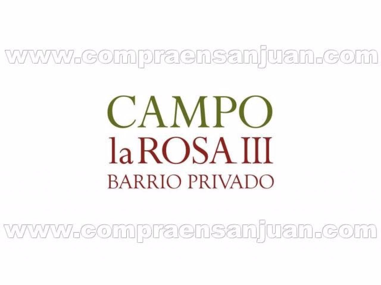 Venta Lotes Campo La Rosa 3, Santa Lucia