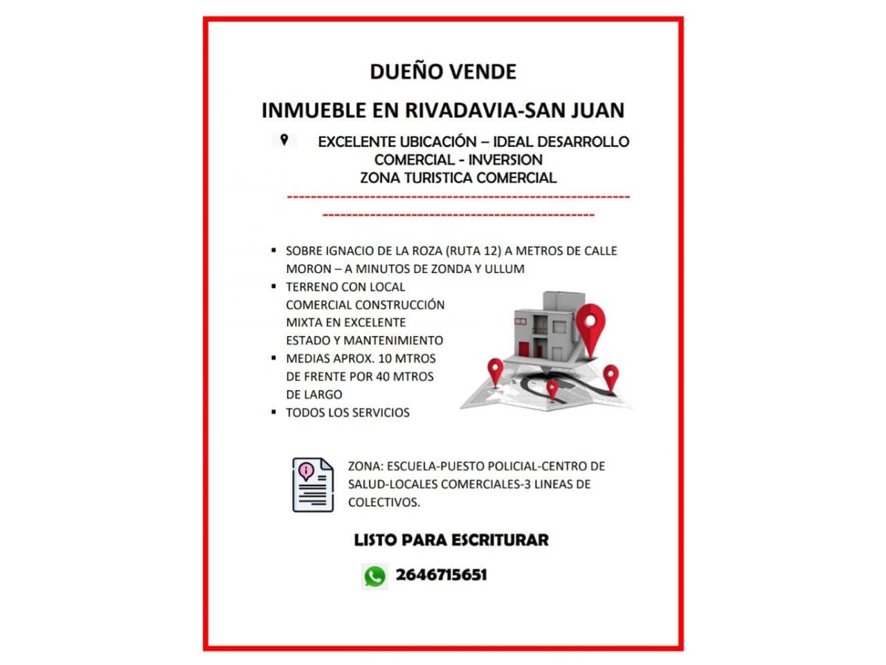 Inmueble En La Bebida Rivadavia