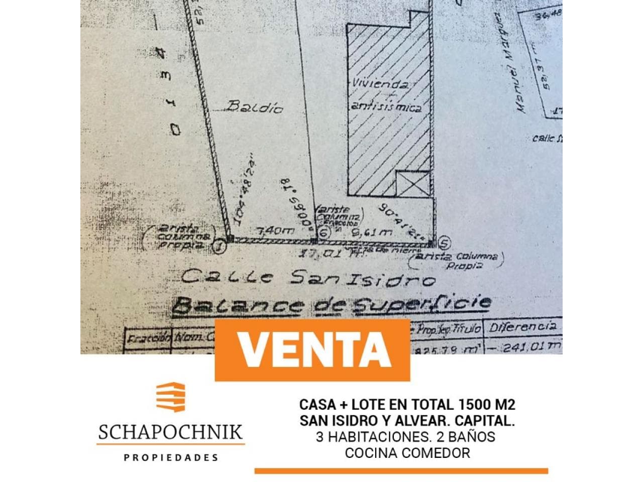 Casa Mas Lote 1500 M2