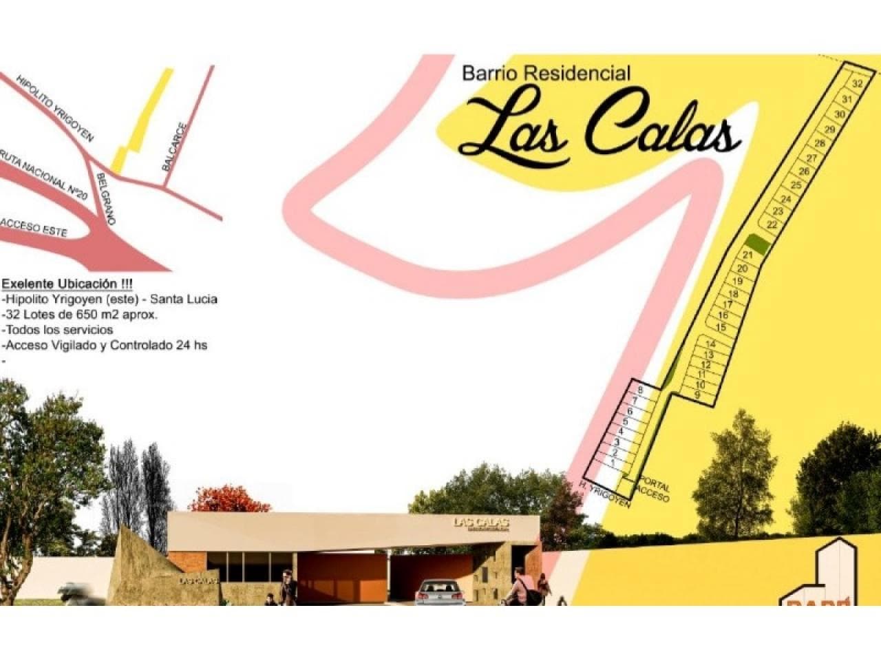 Venta Varios Lotes  Barrio Las Calas - Santa Lucia