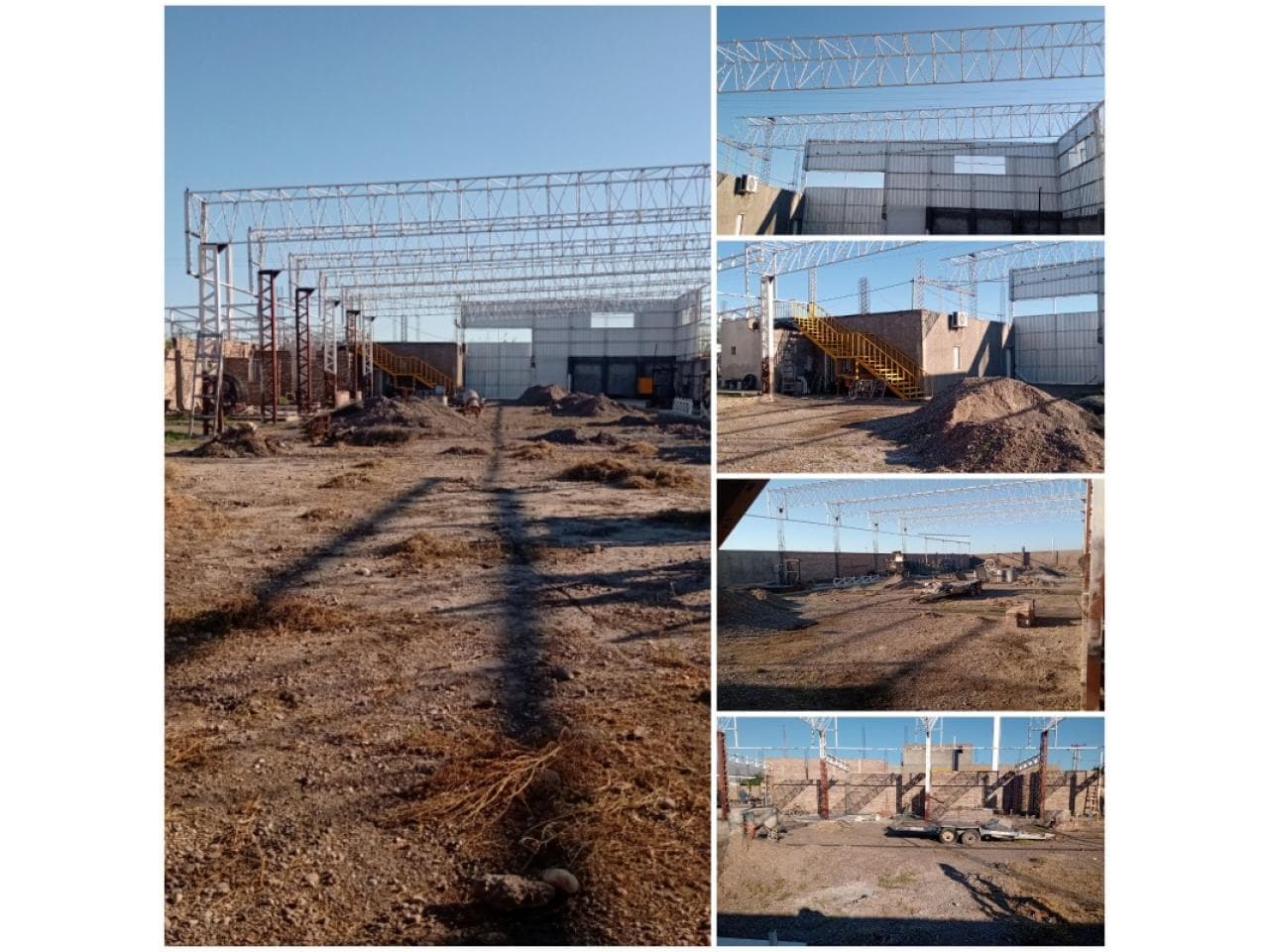 Galpón De 1750 Mts Con  Oficinas Y Salón Todo Cerrado De Material