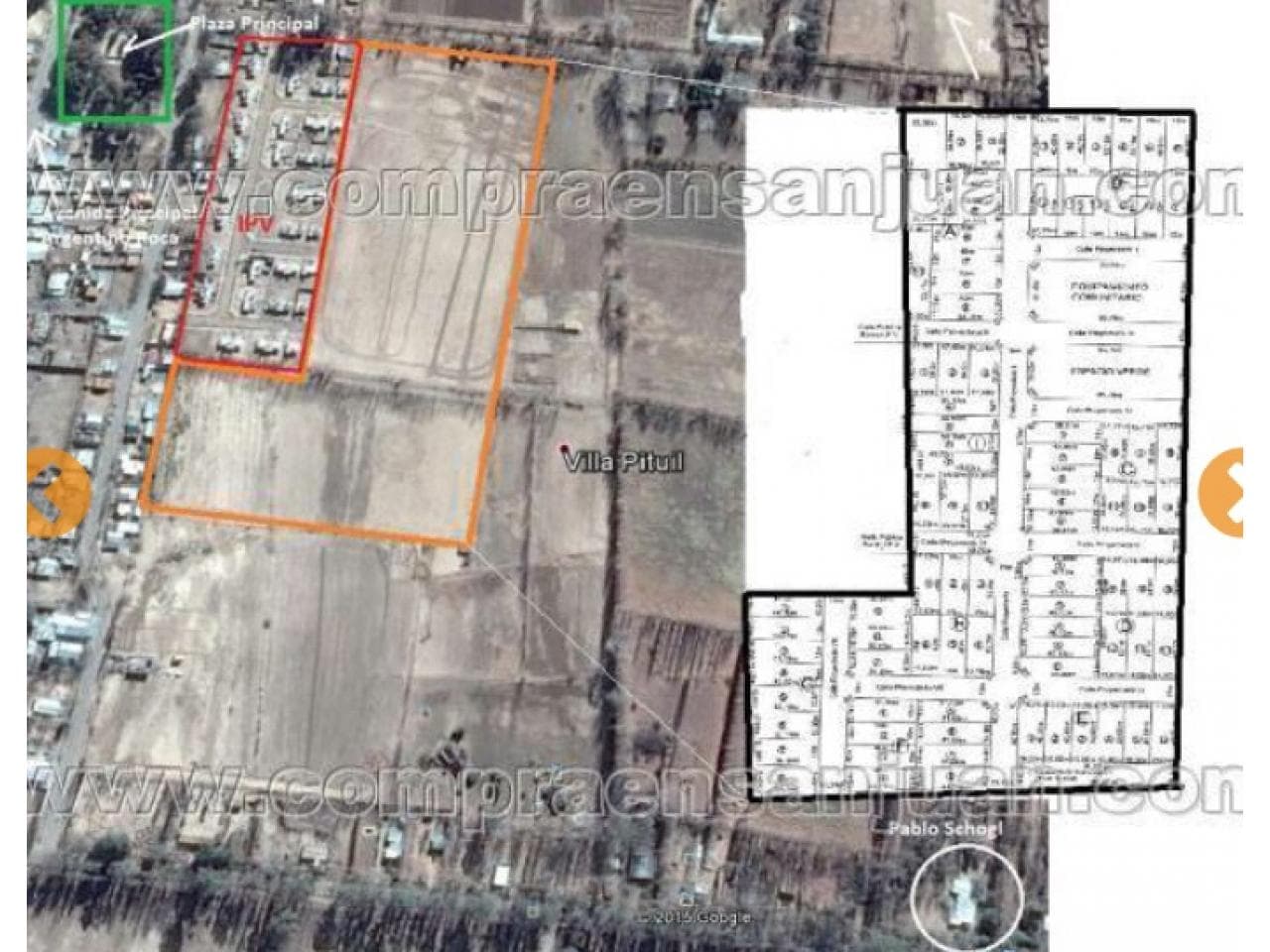 Venta. Barreal - Lotes 600 M2 A 150 Metros De La Plaza Barrio El Mercedario