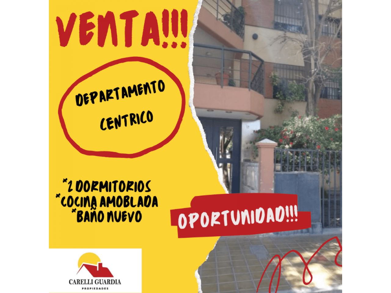 Céntrico Apto Crédito Hipotecario