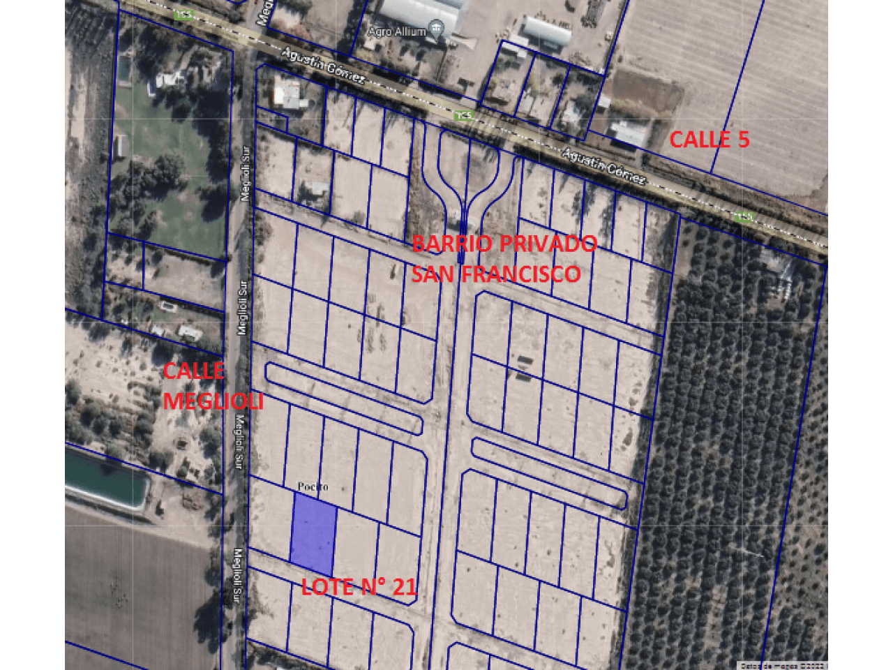 Venta. Barrio Privado San Francisco - Agustín Gomez (calle 5) Y Meglioli - 2 Lotes Pegados De 1.290 M2 Cada Uno - Norte-