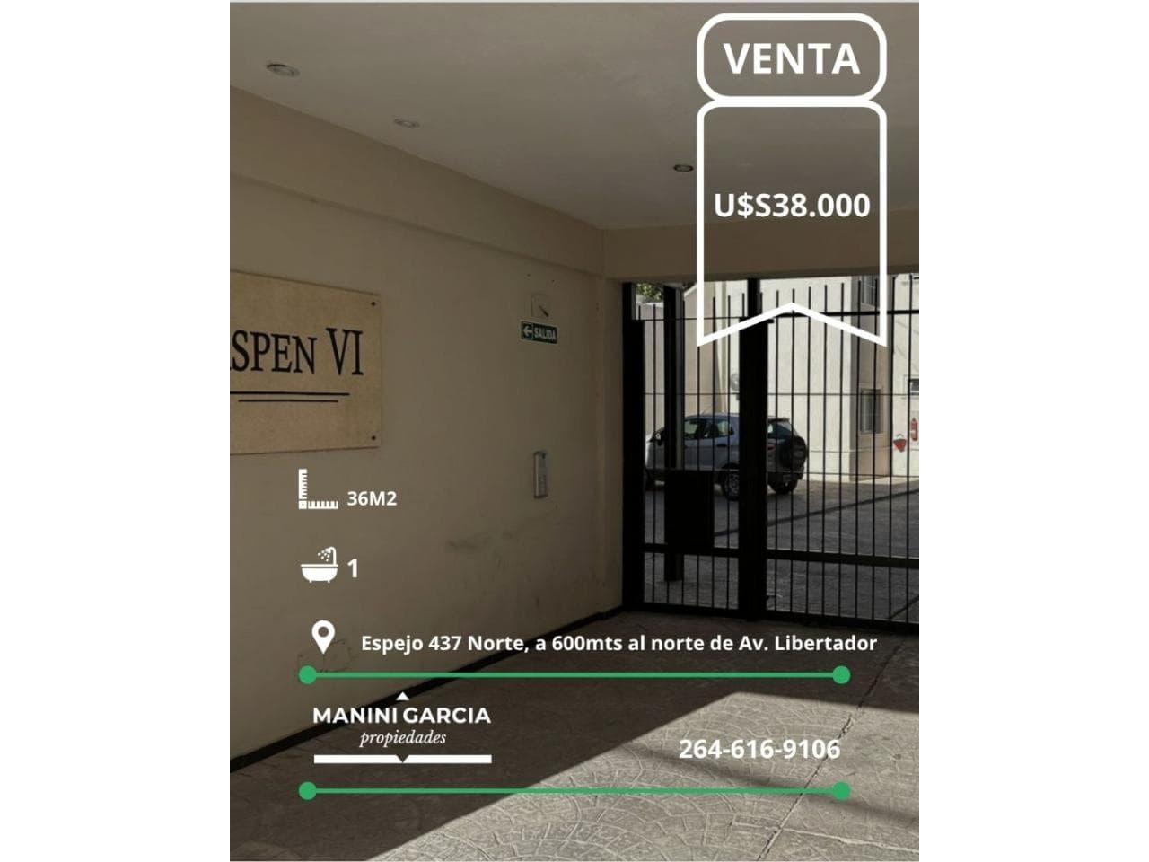 Venta. Departamento Monoambiente Apto Credito - Rivadavia