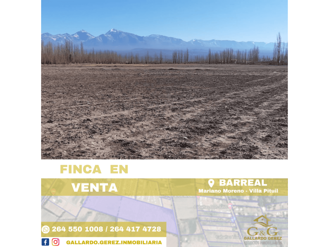 Venta. Terreno En Barreal