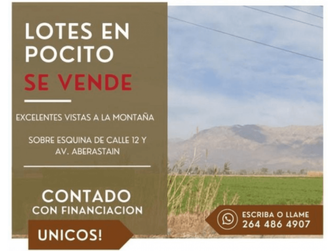 Ultimos 5 Lotes Disponibles En Pocito Calle 12 Y Aberastain