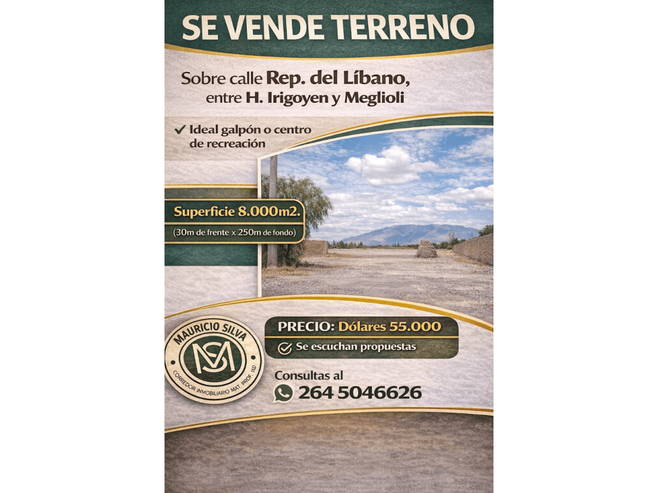 Terreno Ideal Para Galpón Y Estacionamiento