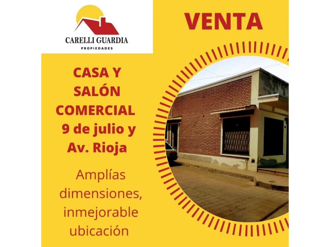 Venta. Casa Y Salón. Capital