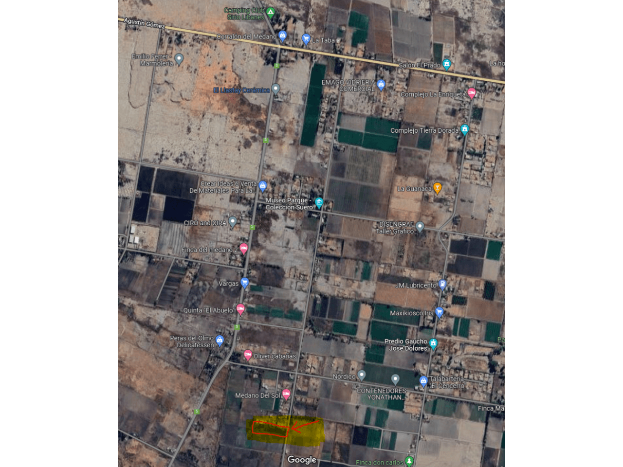 Venta. Lote 8.000 M2 Ideal Cabañas, Predio Gaucho O Loteo. Medano De Oro, Rawson