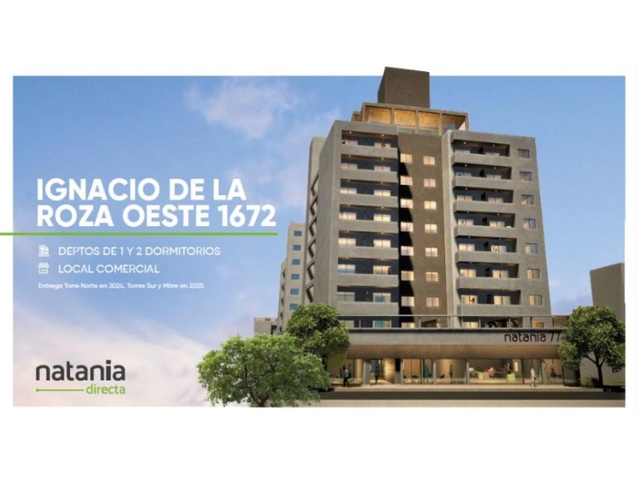 Venta: Departamentos 1 Y 2 Dormitorios, En Pozo Natania 77 Av Jose I. De La Roza 1672 (o) Antes De Paula A. De Sarmiento