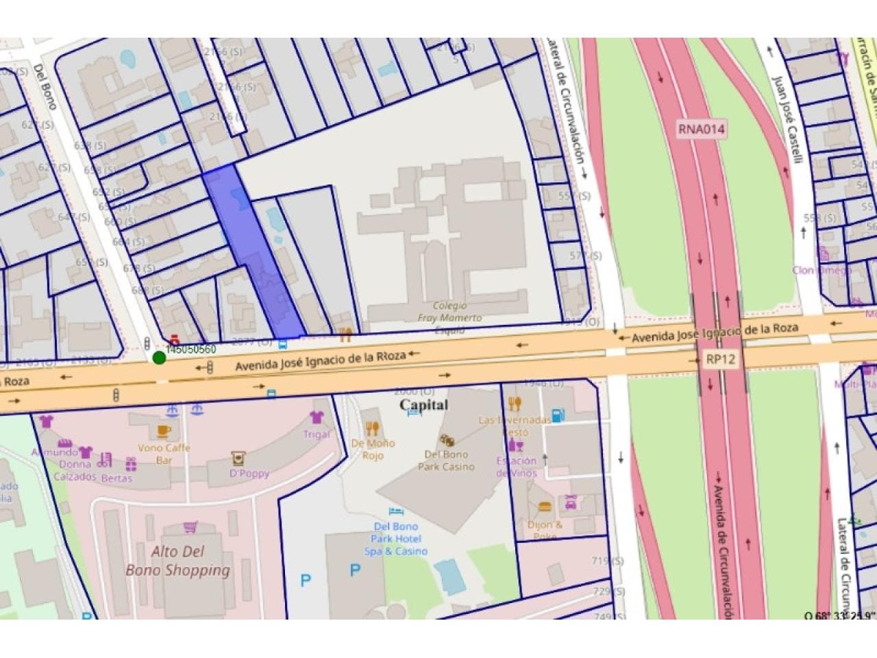 Sobre Ig De La Rosa Frente Al Casino .1500mts2 De Terreno Vendo Casa Categoria.  Capital