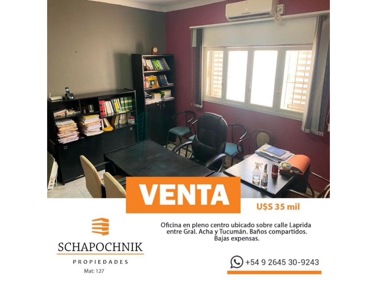 Oficina Excelente Zona Centrica Venta