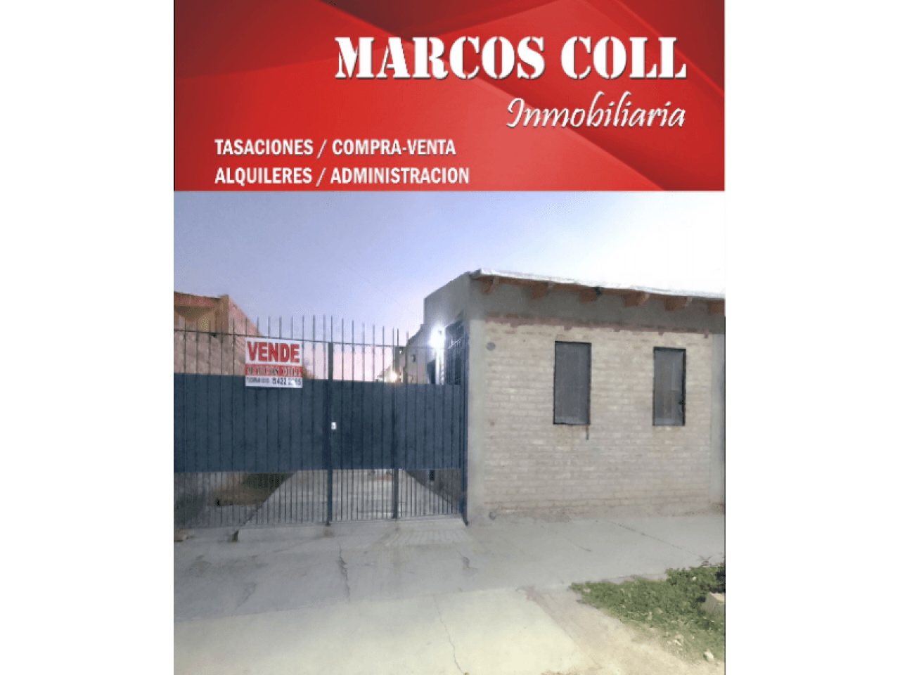 Venta. Casa Bº Güemes. A Metros De Vidart. 3 Dormitorios. Cocina Comedor. Living Comedor. 1 Baño. Muy Buen Estado