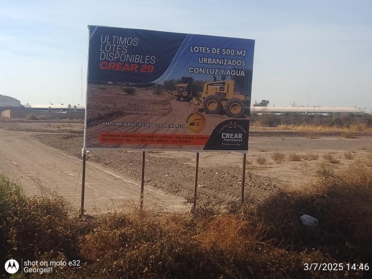 Venta. Terreno En Rawson 500m2
