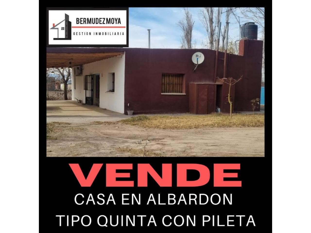 Venta. Casa De Fin De Semana En Albardón 2 Dormitorios Galería Piscina