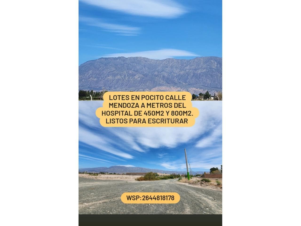 Venta. Lotes. Pocito