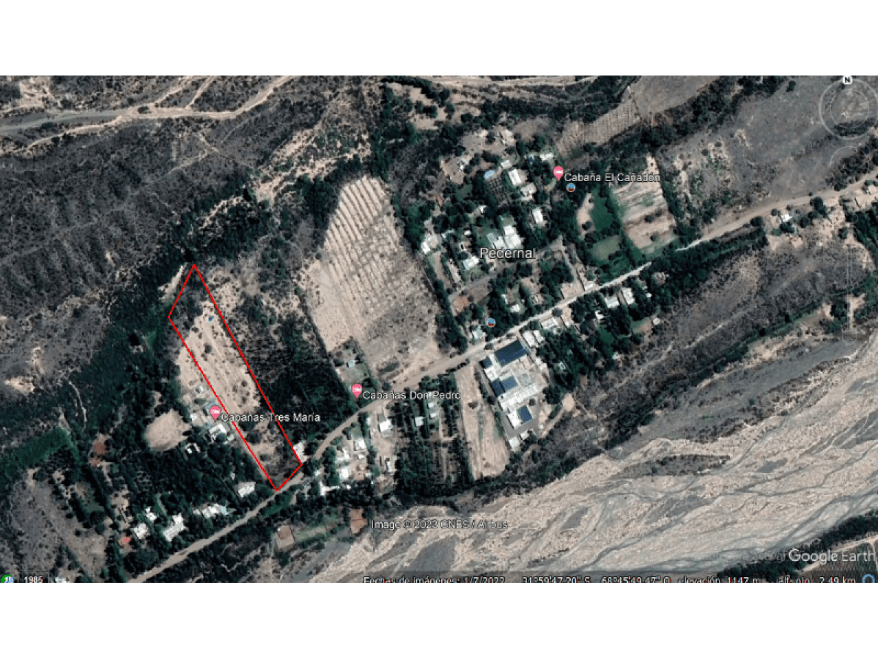 Venta. Terreno En Pedernal 14.636 Mts2