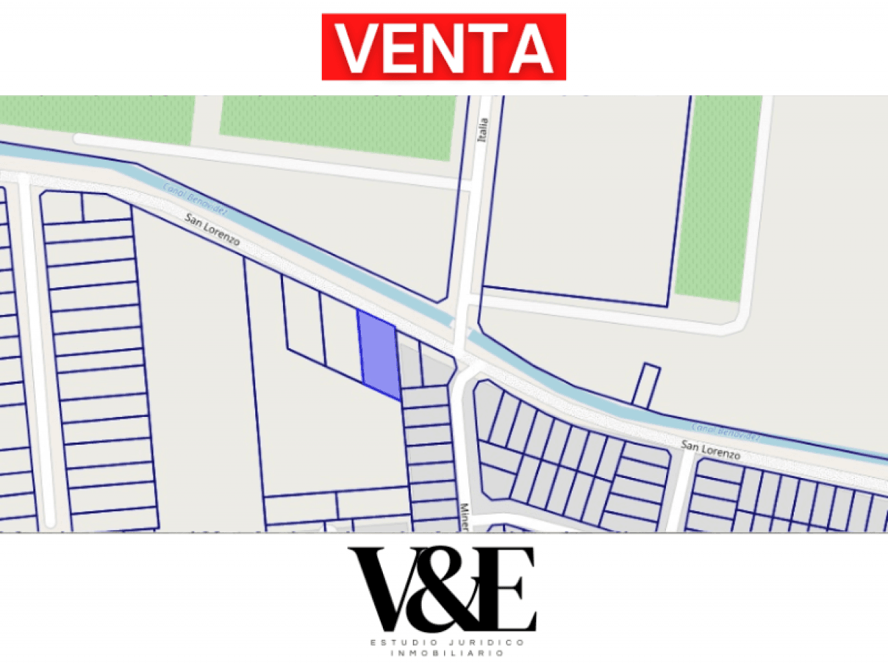 Venta. Lote De 880m2 Sobre Calle San Lorenzo, Santa Lucia