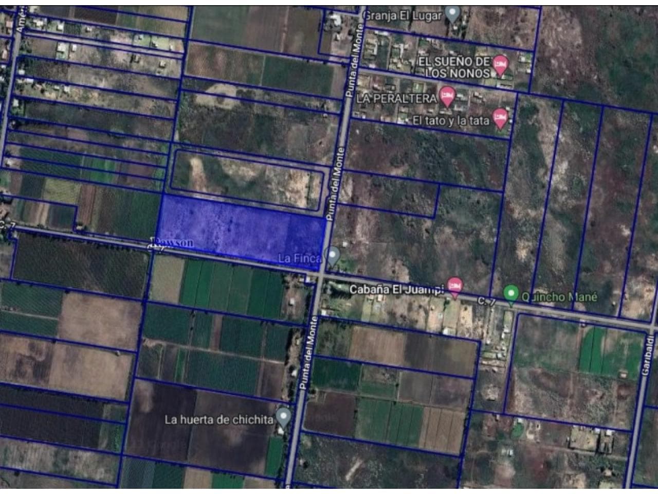 Venta. Lote Esquina De 5 Ha En Calle 7 Y Punta Del Monte. Rawson