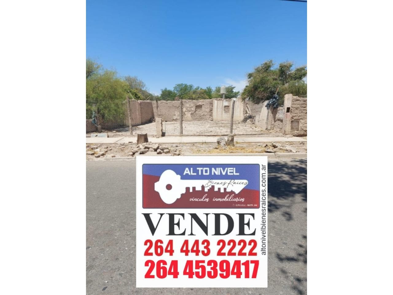 Vendo Terreno Capital-  Calle Mercante