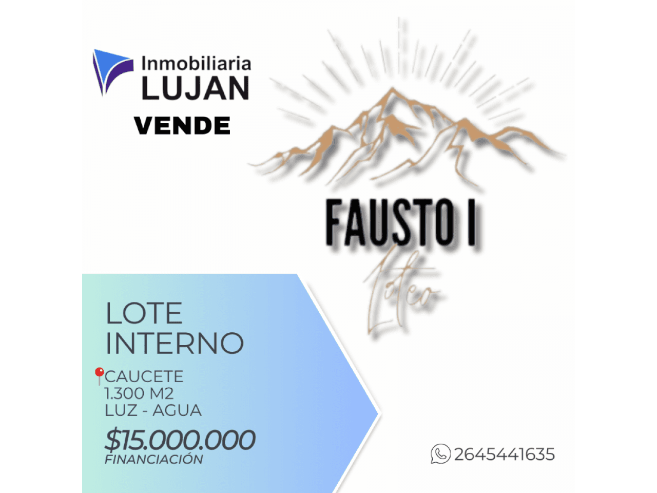 Oportunidad Venta De Lote En Loteo Privado Fausto I