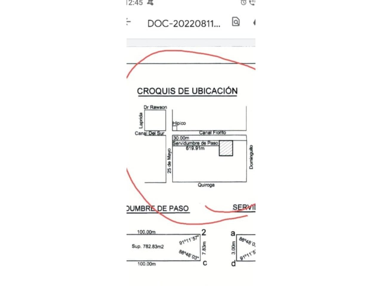 Venta. Terreno 13000 Mts2. Sarmiento
