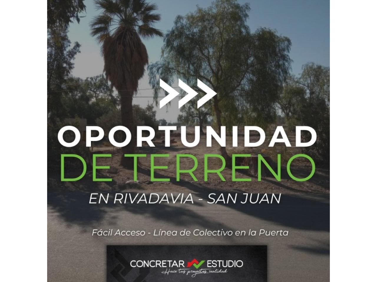 Vendo Lote Rivadavia De 800m2. A 1050m2
