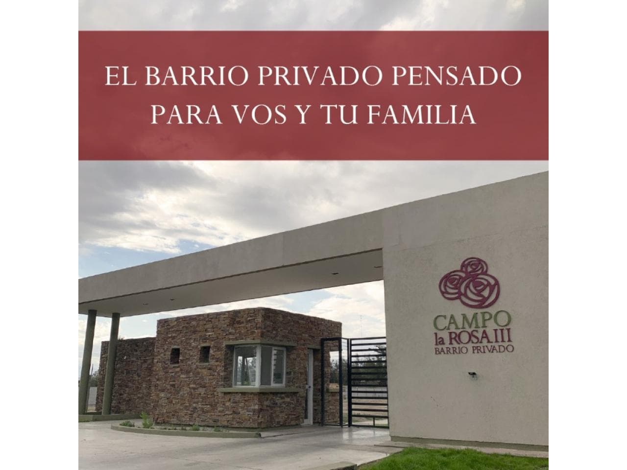 Venta De Lotes En Barrio Privado "campo La Rosa Iii" - Santa Lucía - Provincia De San Juan