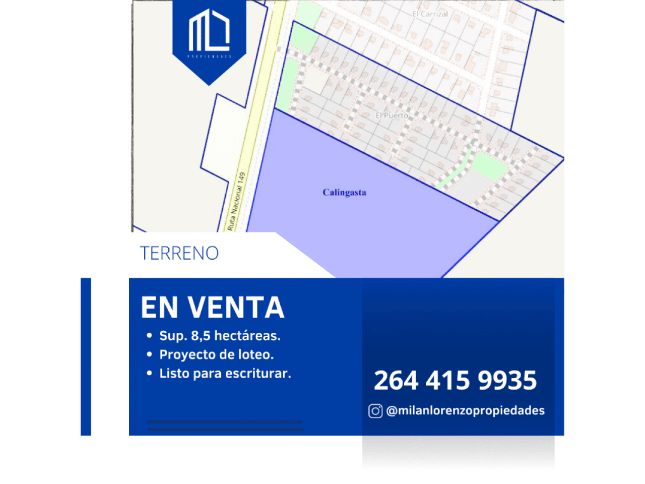 Venta. Terreno En Calingasta, Localidad Sorocayense. Proyecto De Loteo.