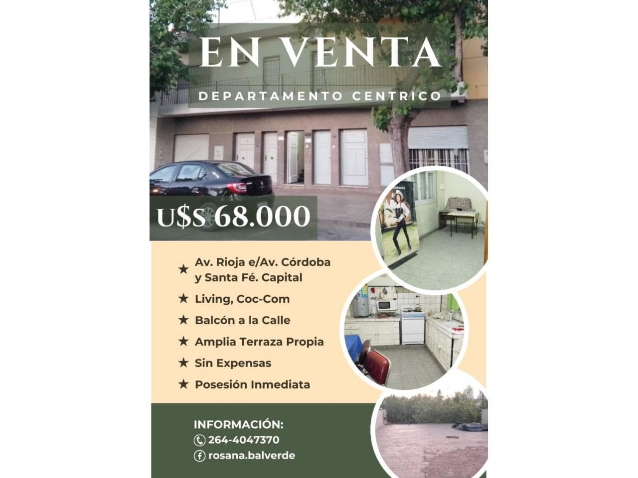 Venta. Departamento Céntrico
