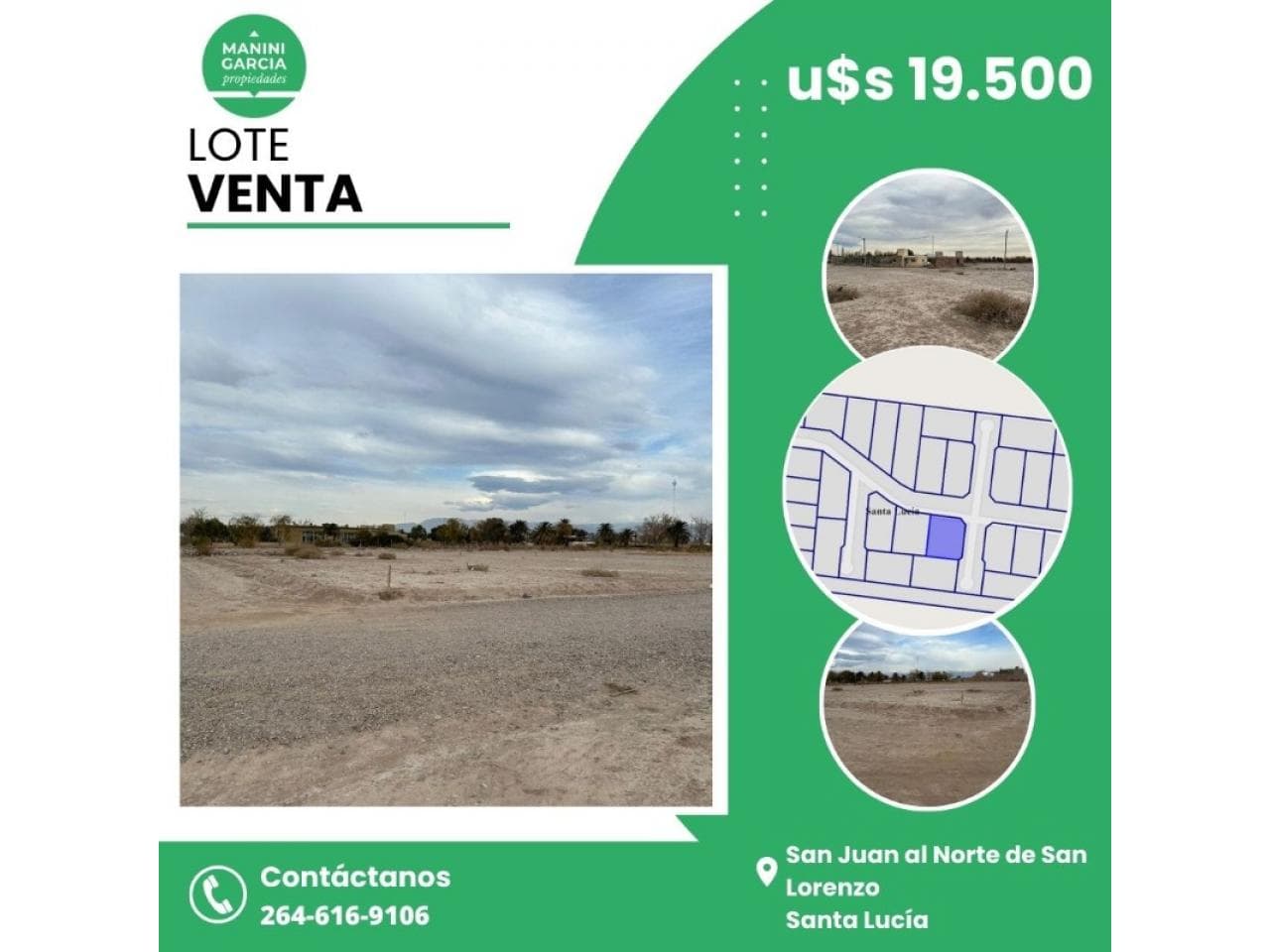 Venta. Lote - 795m2 - Santa Lucía