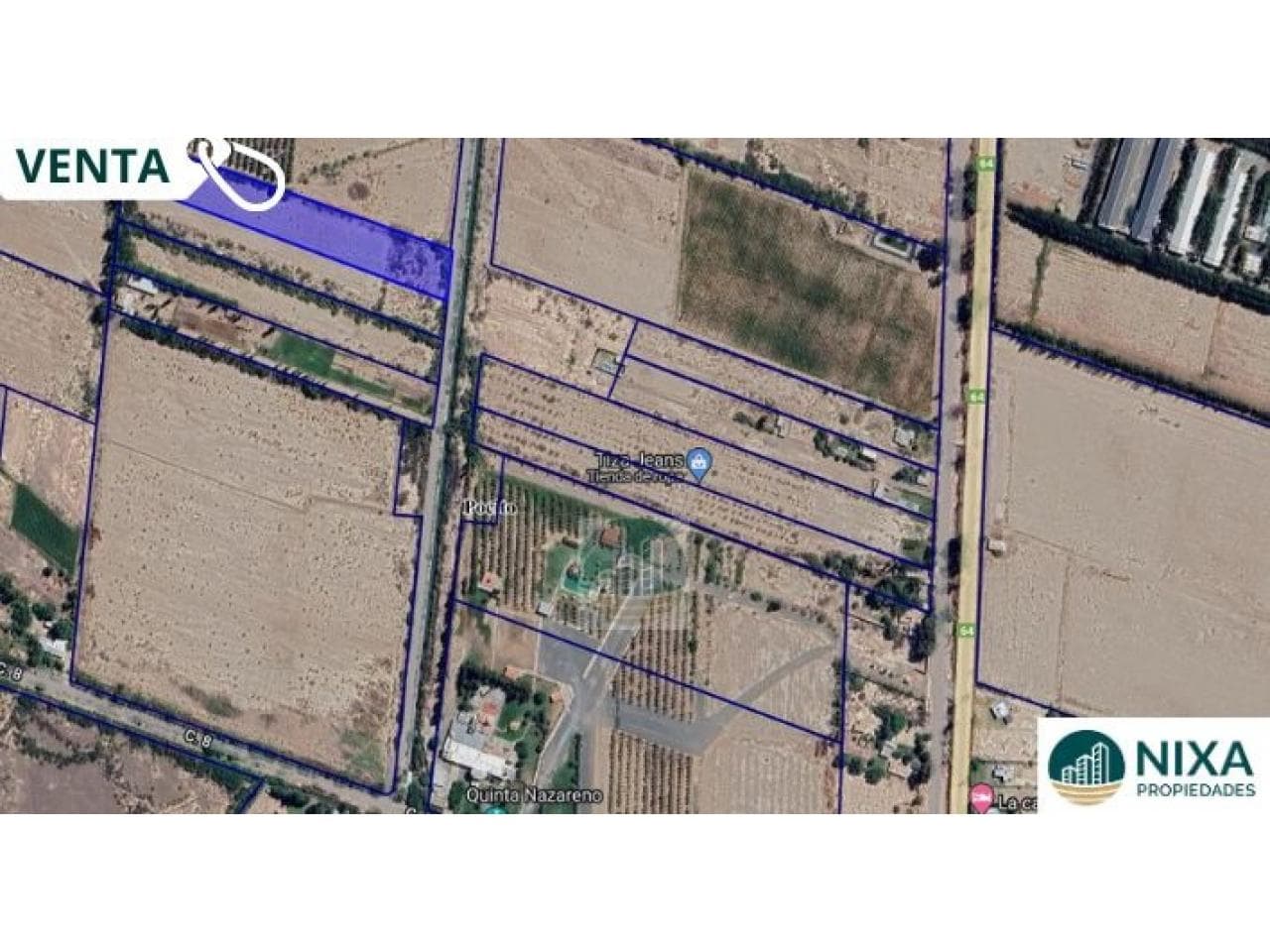 Venta Amplio Terreno Detrás De Quinta Nazareno