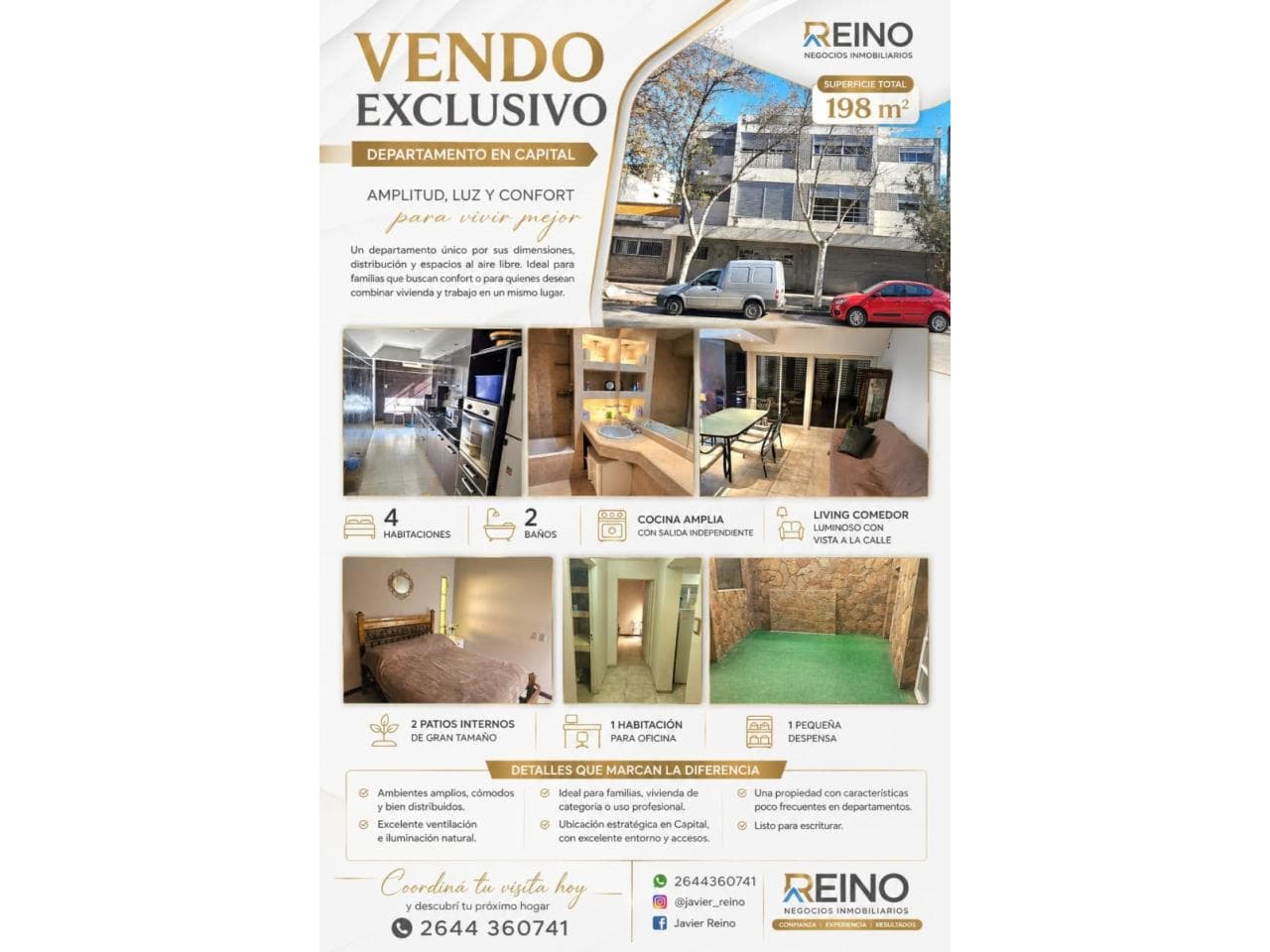 🏙️ Vendo Departamento De Categoría En Capital Centro A 3 Cuadras De La Peatonal-