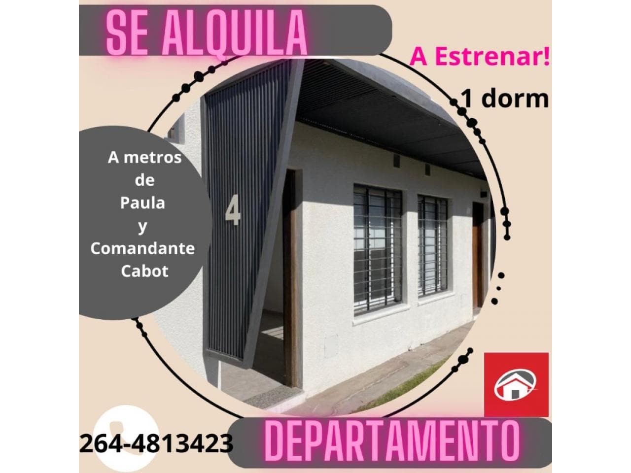 Inmobiliaria Alquila Departamento Un Dormitorio En Complejo Cerrado Rawson.no Se Aceptan Mascotas
