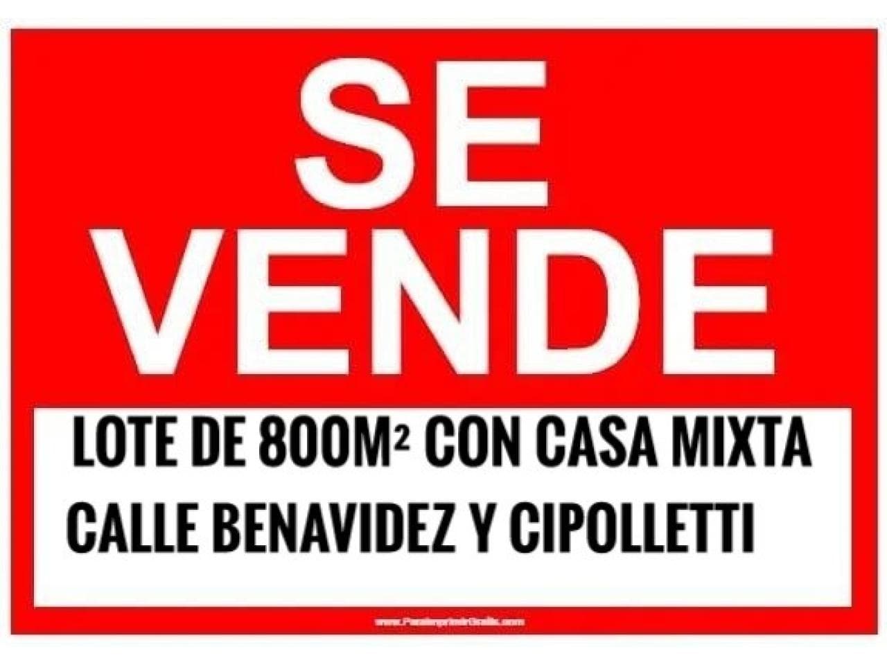 Venta. Casa Mixta Con Salones De 800m² Sobre Calle Benavidez