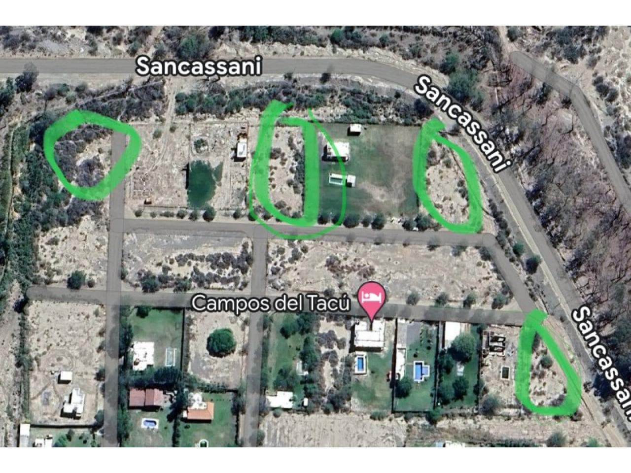 Lotes De 1200m2 - Villa Tacú - Zonda Ideal Para Inversion