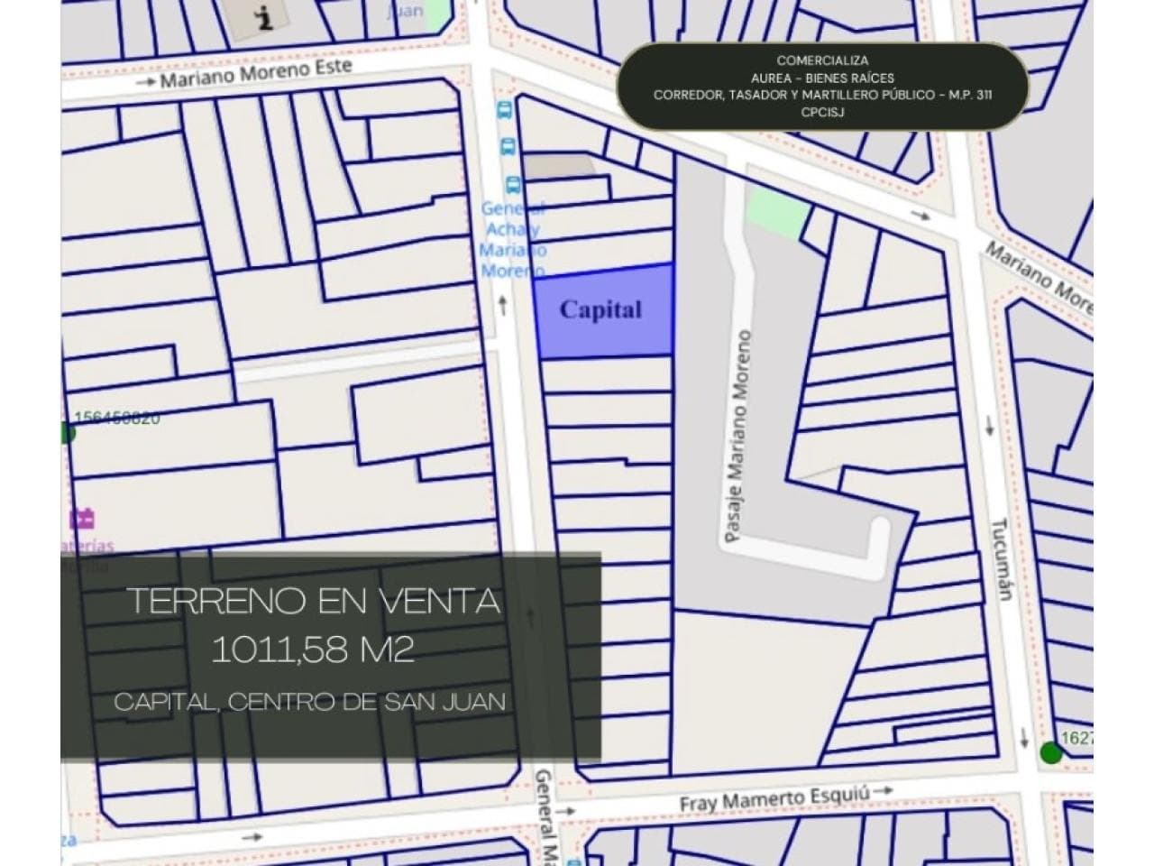Venta Terreno De 1011,58m² Ideal Para Desarrollo Inmobiliario, Capital